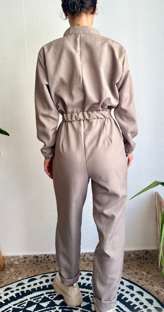 Beige jumpsuit