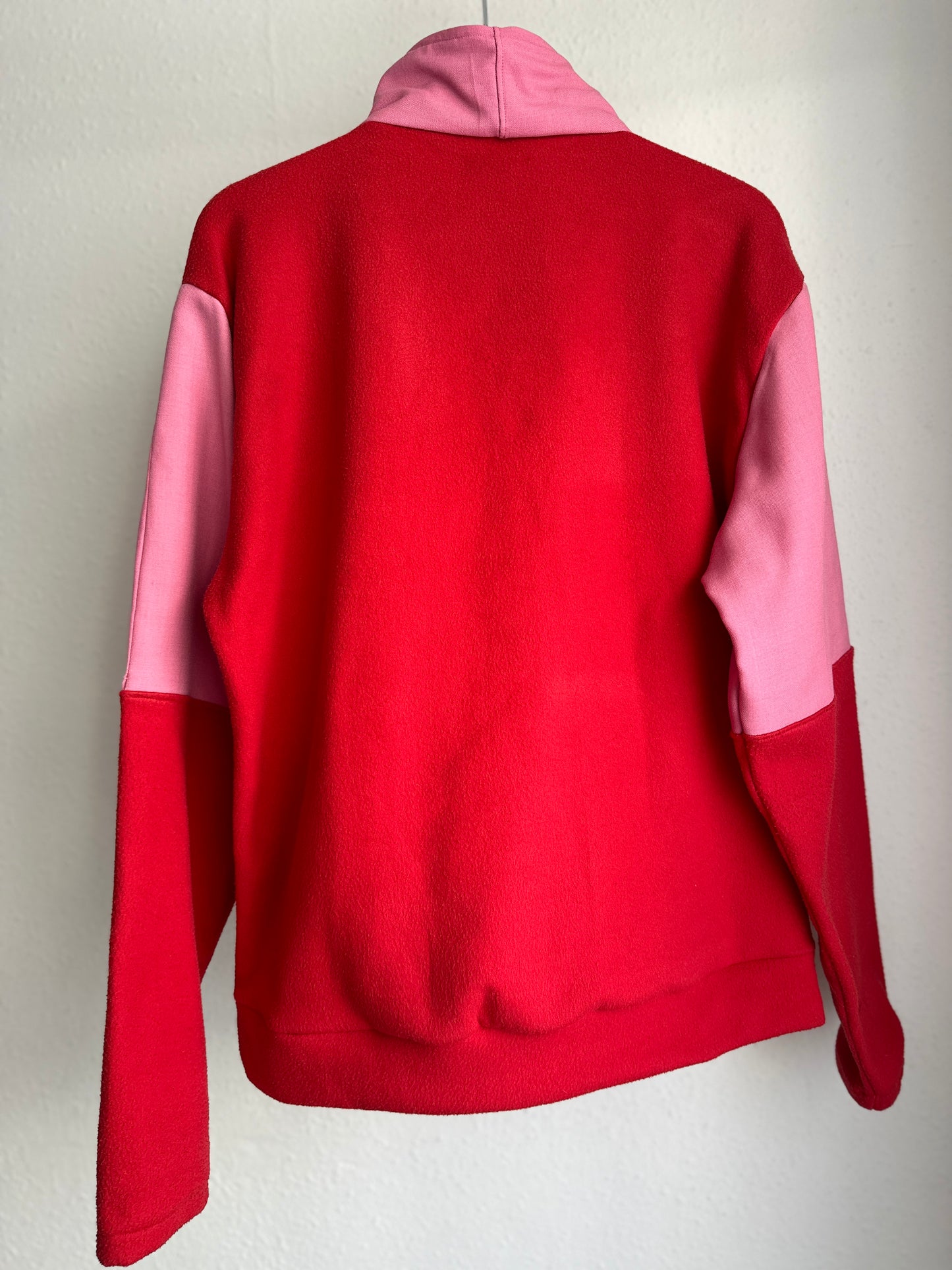 Red and pink sweatshirt