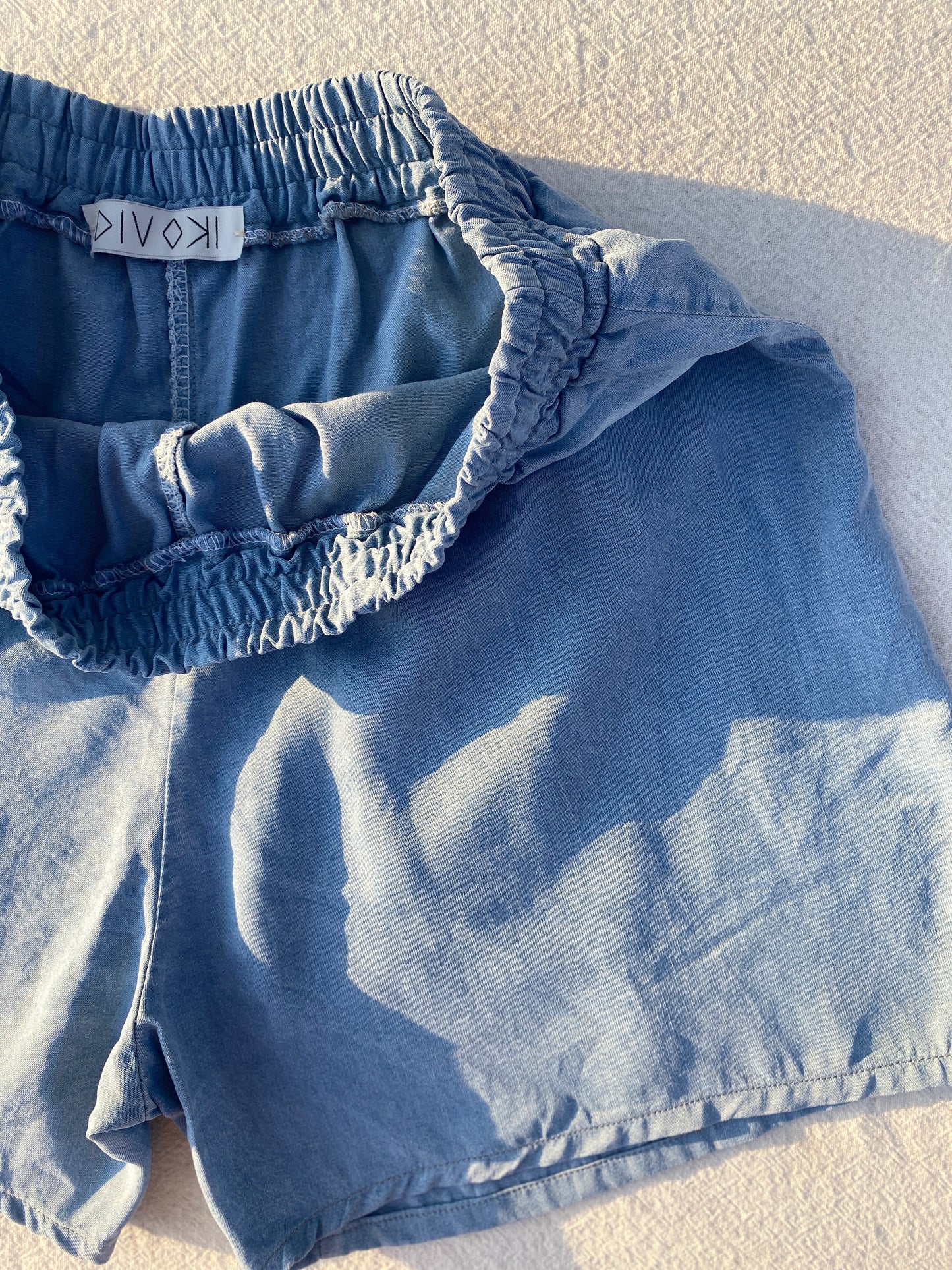Denim shorts
