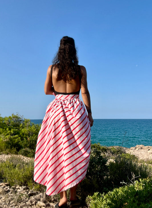 Striped skirt