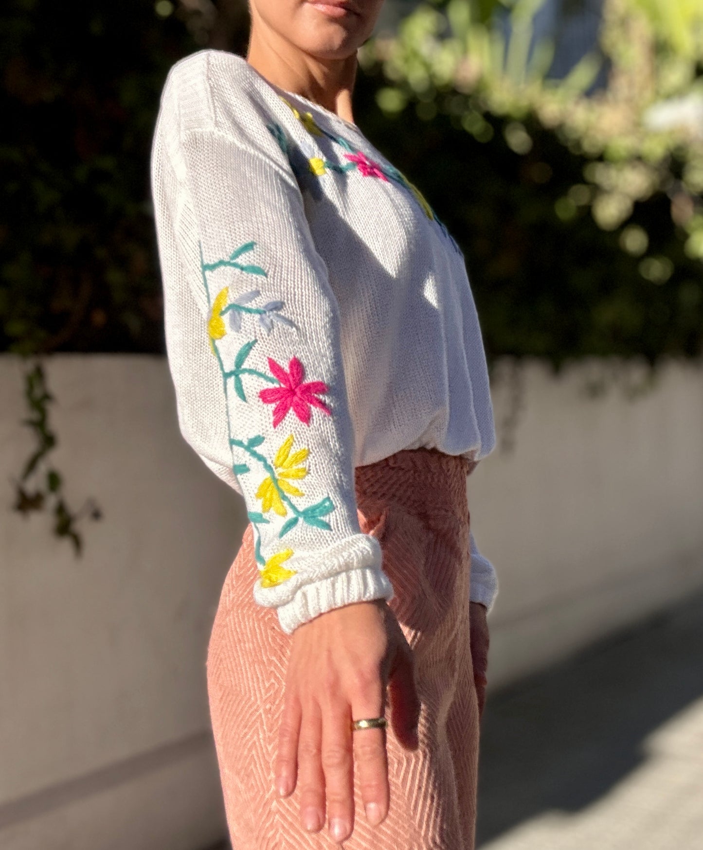 Flower sweater