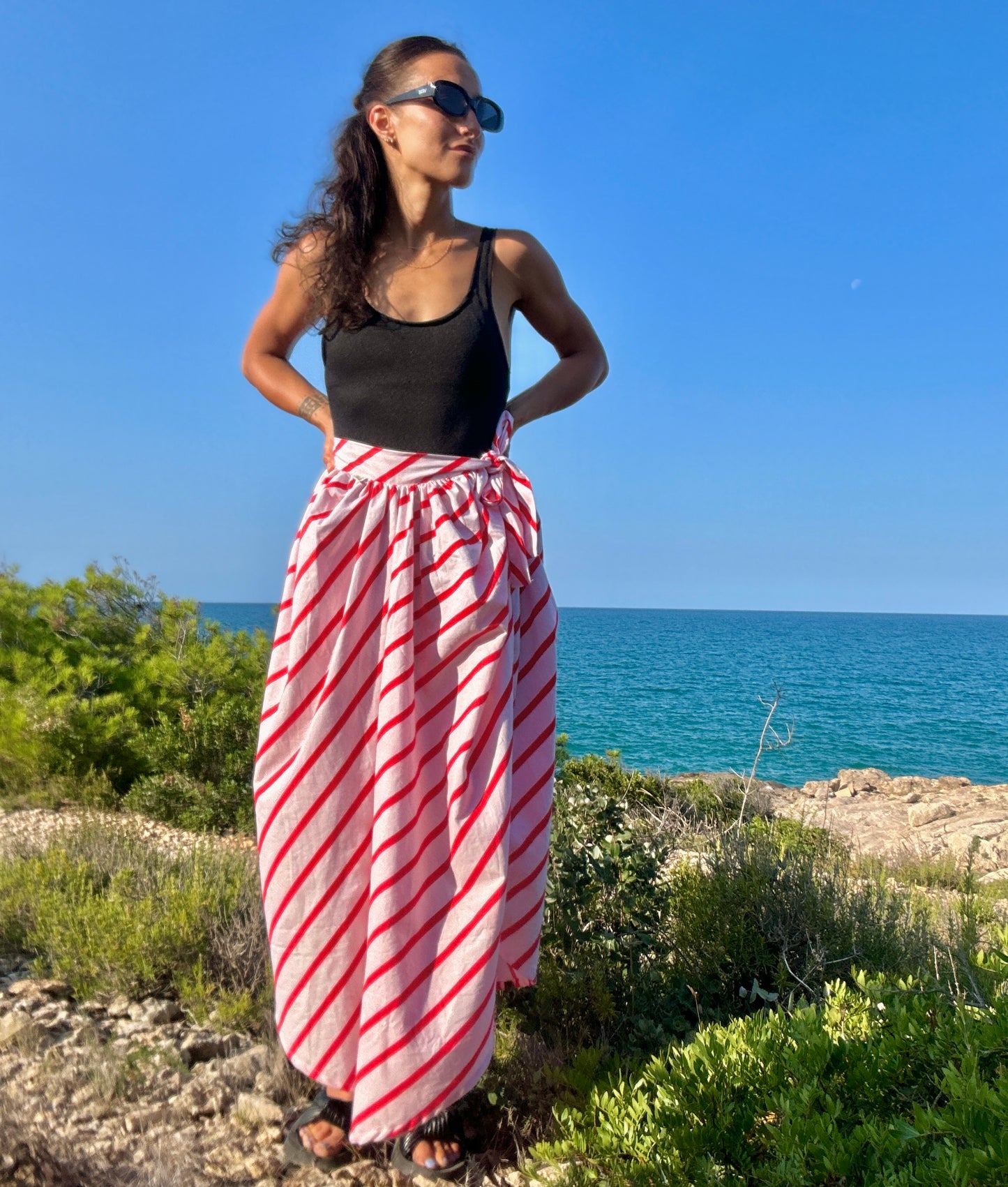 Striped skirt