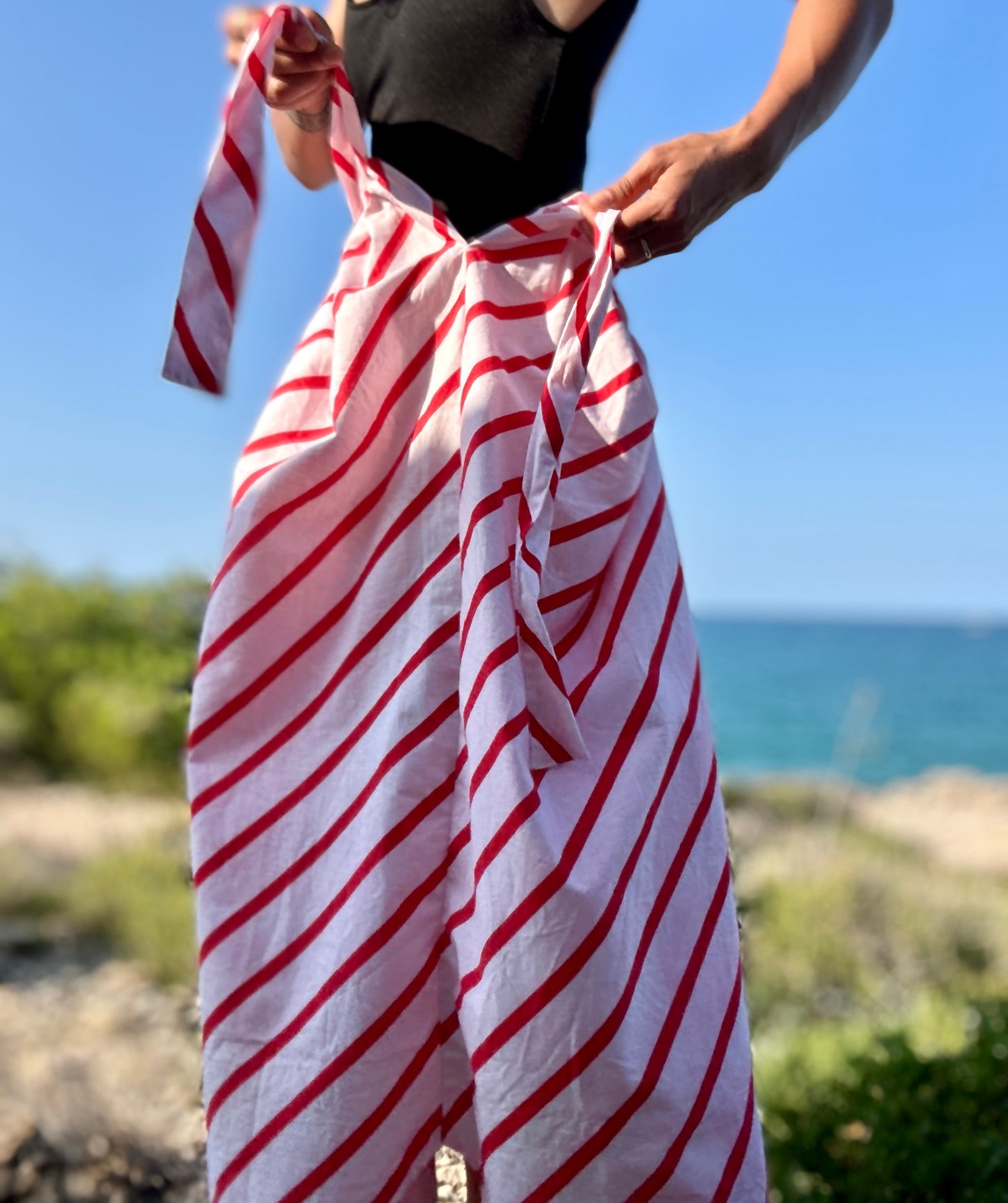 Striped skirt