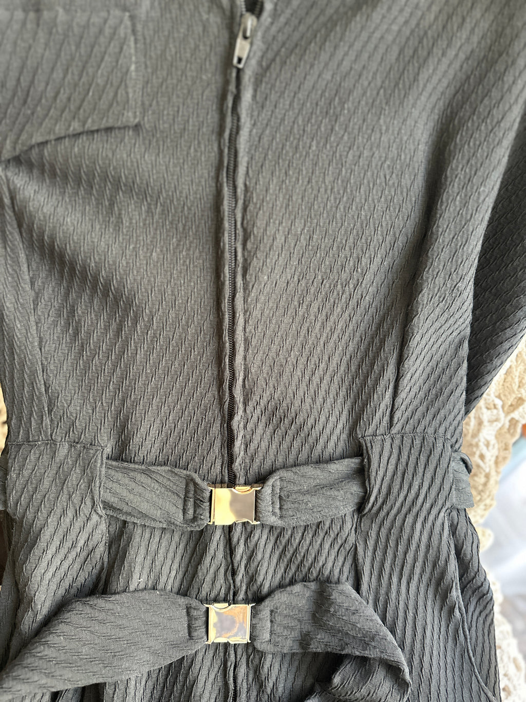 Black jumpsuit