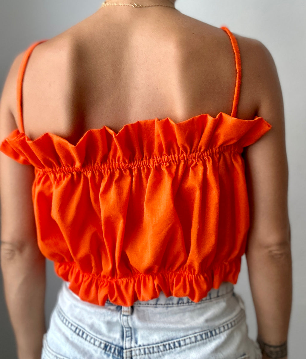 Orange top