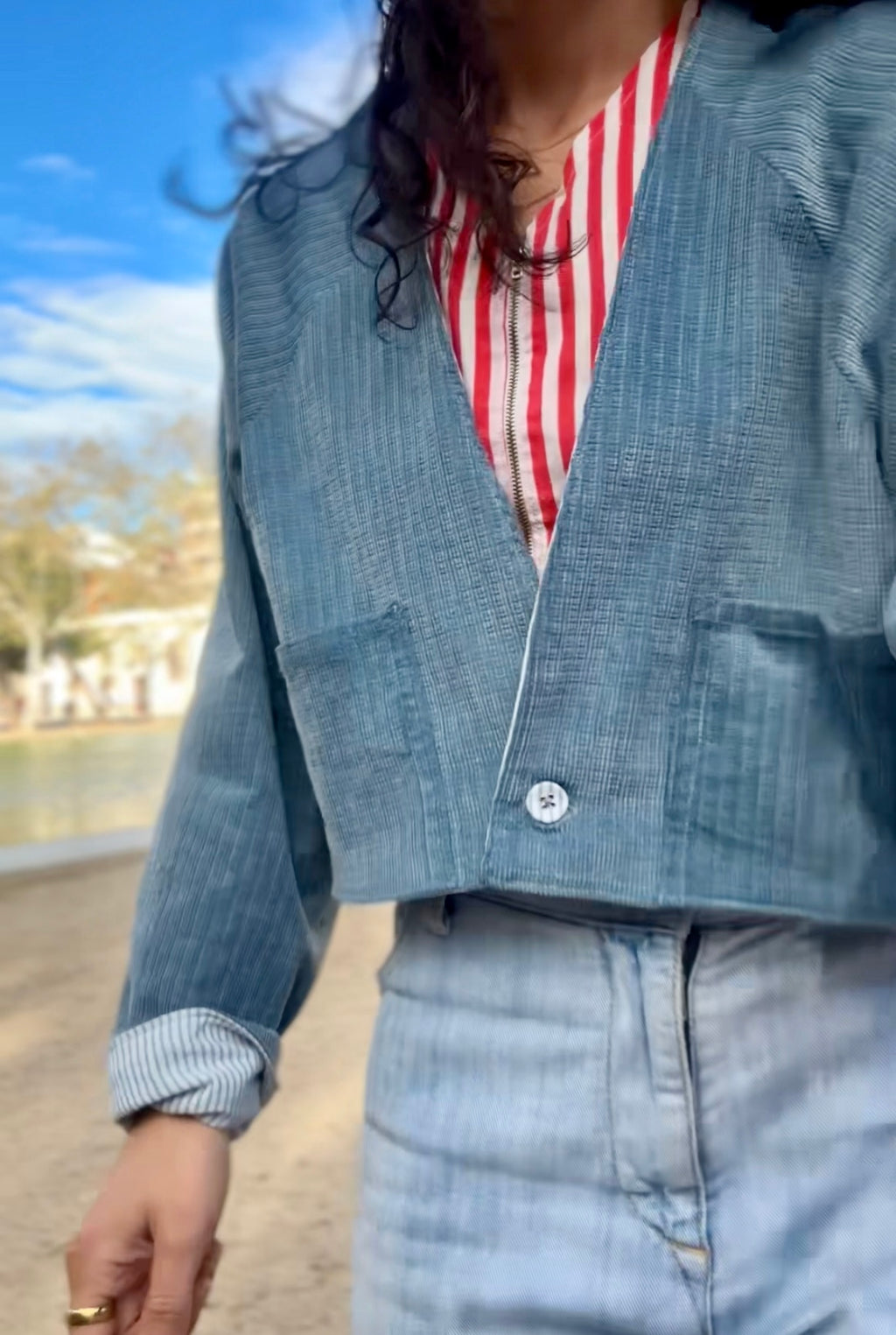 Cropped jacket