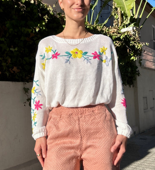 Flower sweater