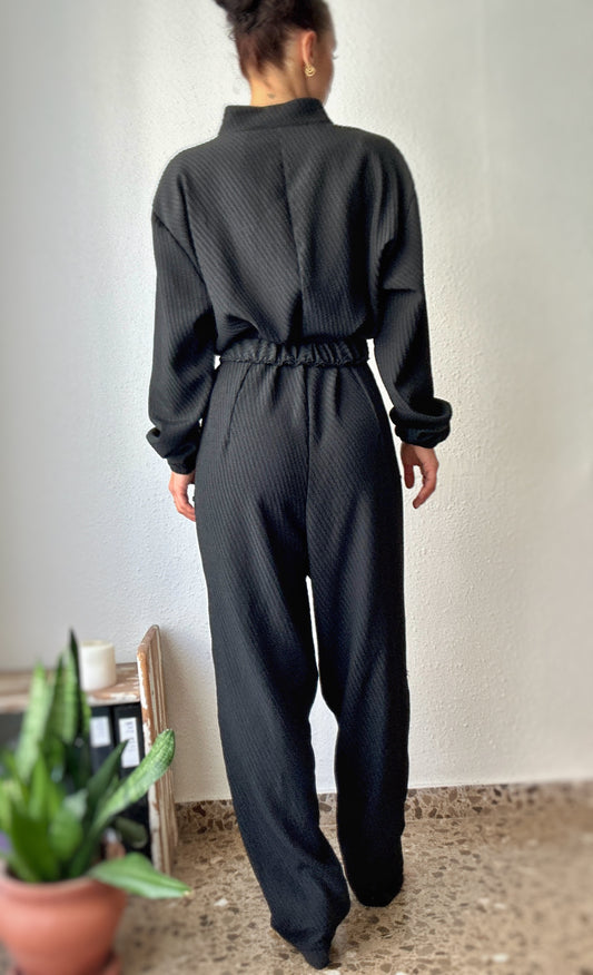 Black jumpsuit