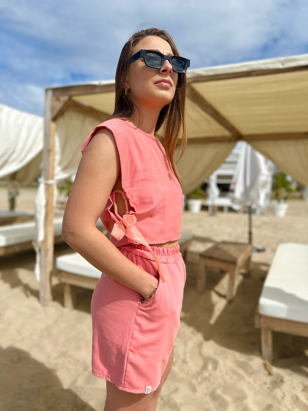Coral matching set