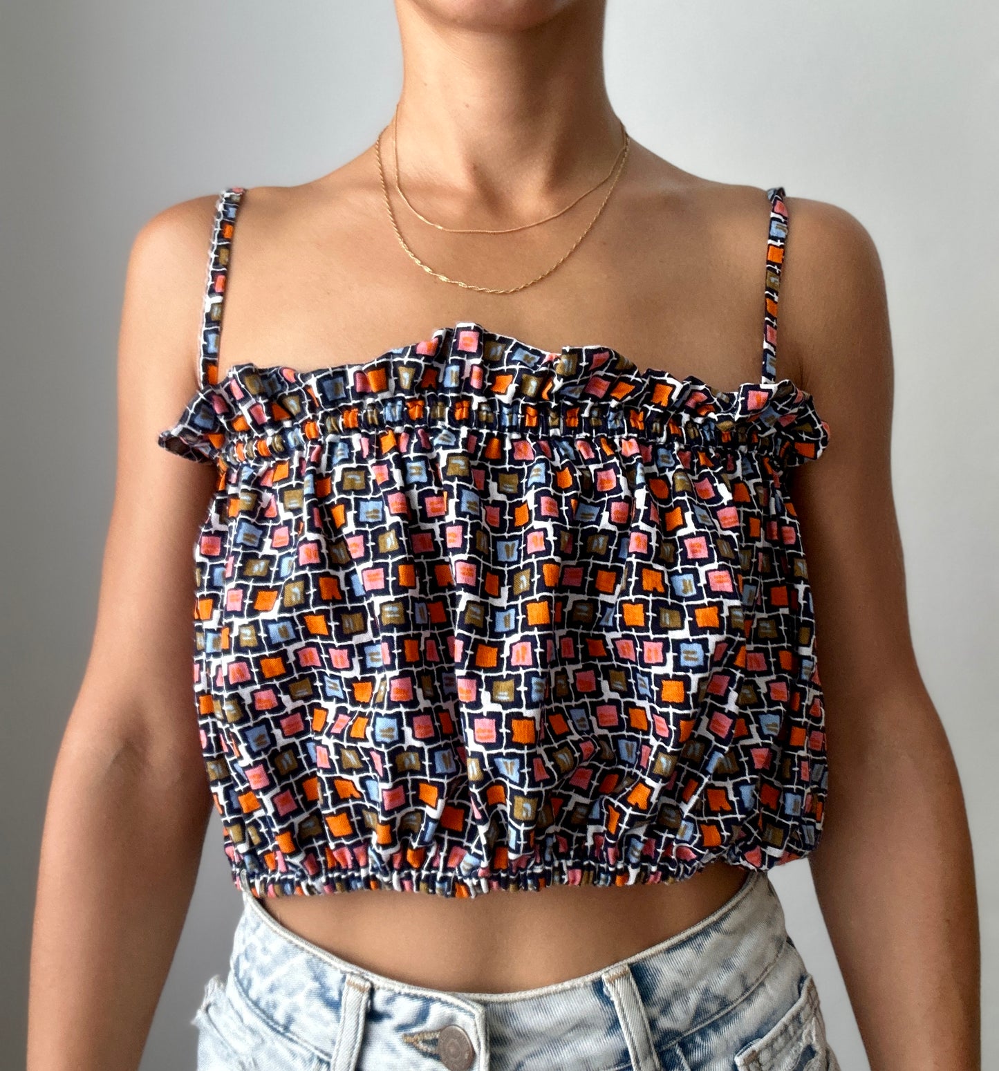 Cubed summer top