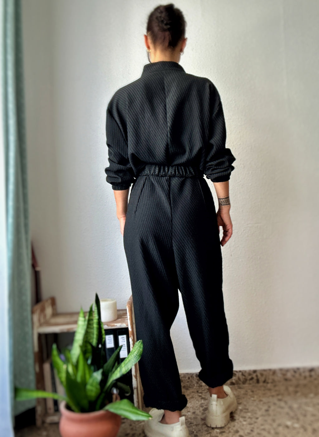 Black jumpsuit