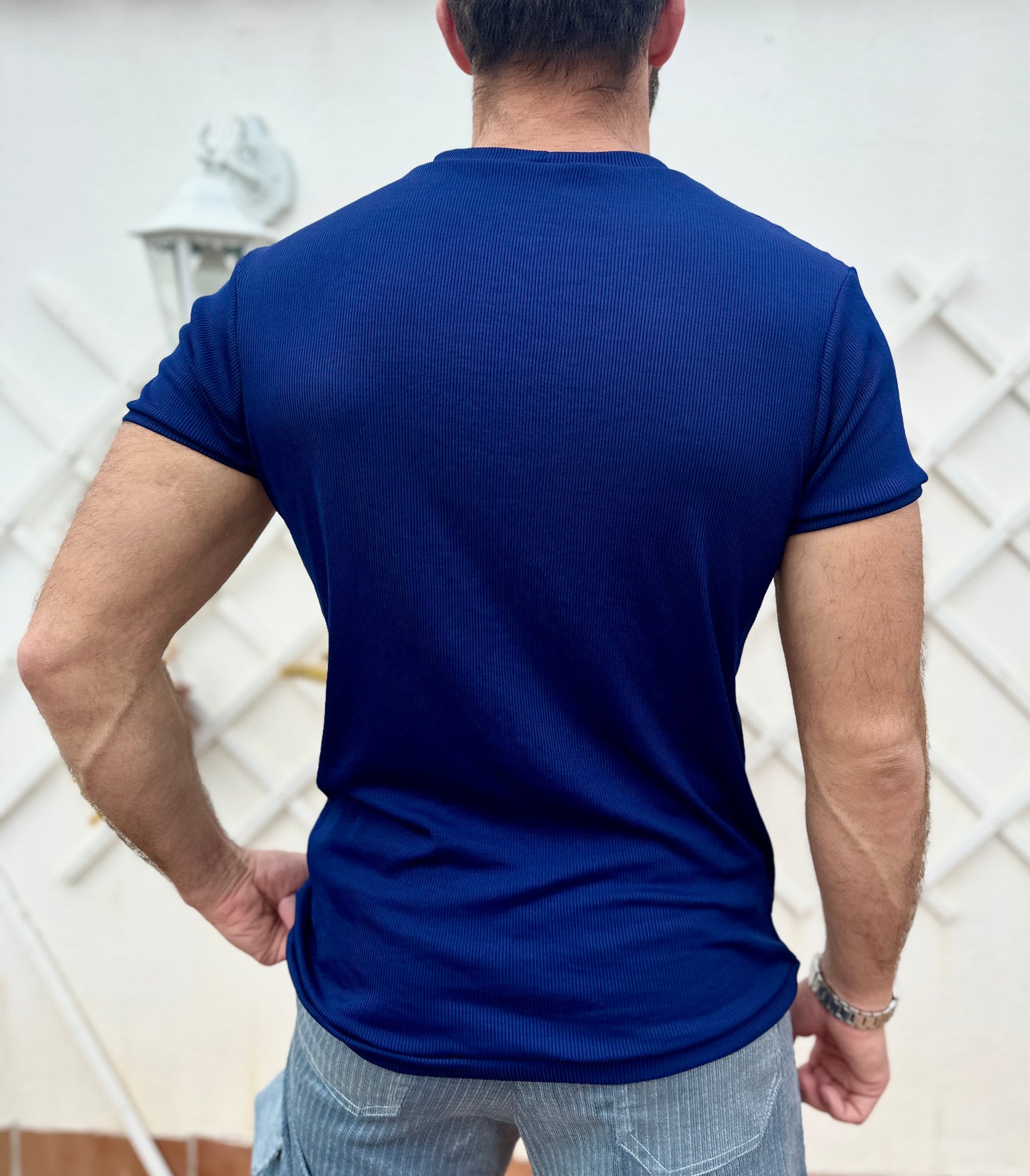 Dark blue tee
