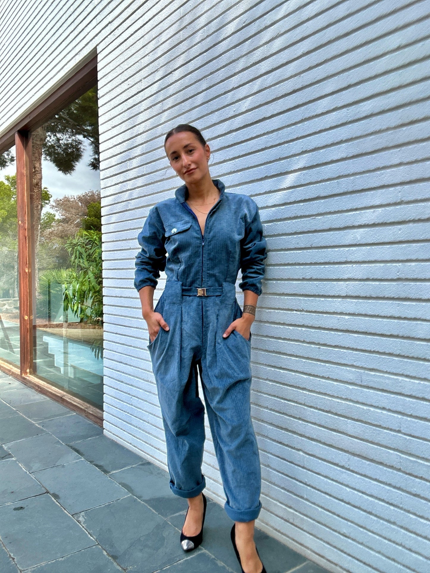 Blue Jumpsuit