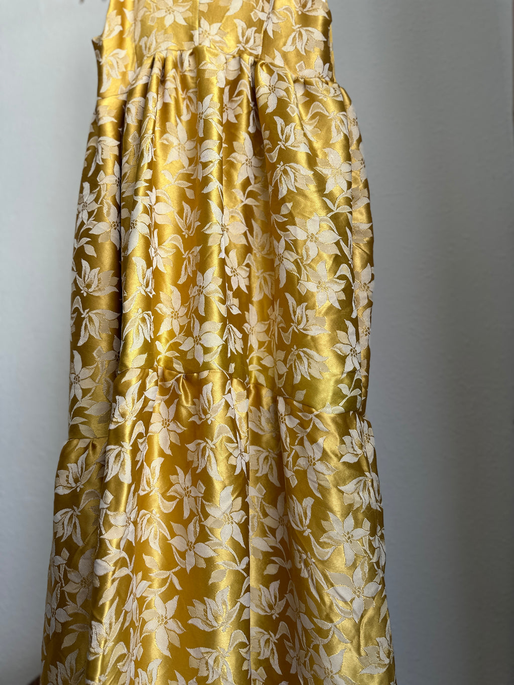 Golden maxi dress