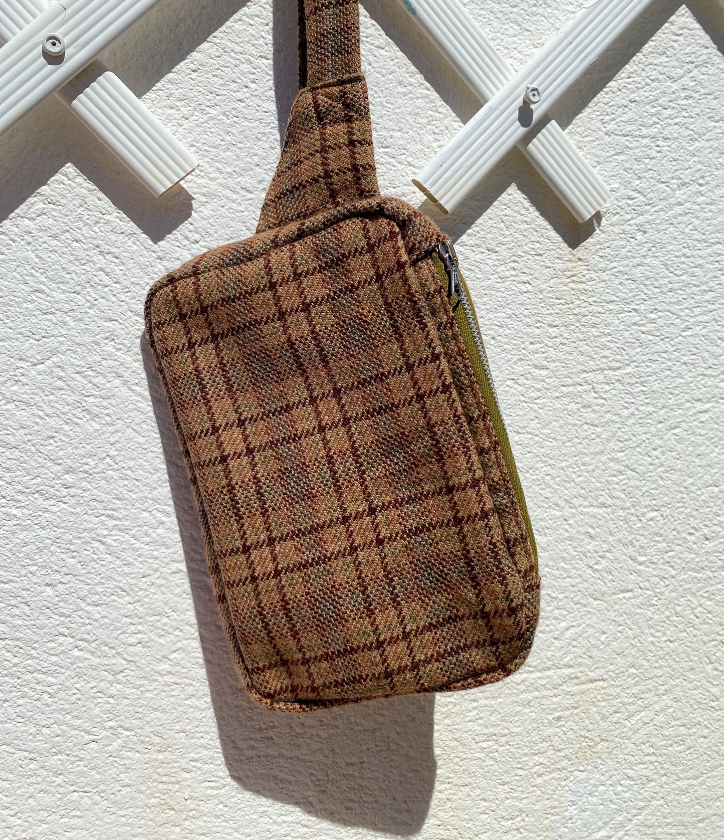 Brown Tartan Bag