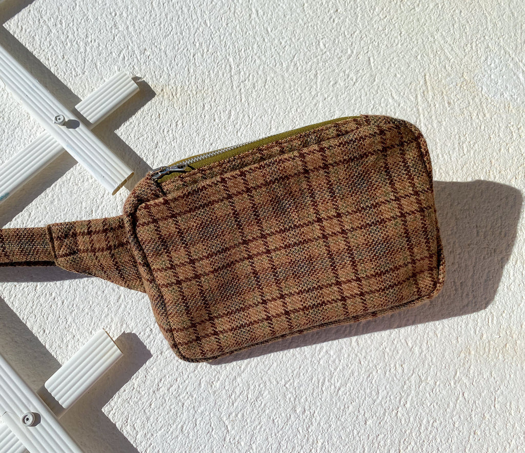 Brown Tartan Bag