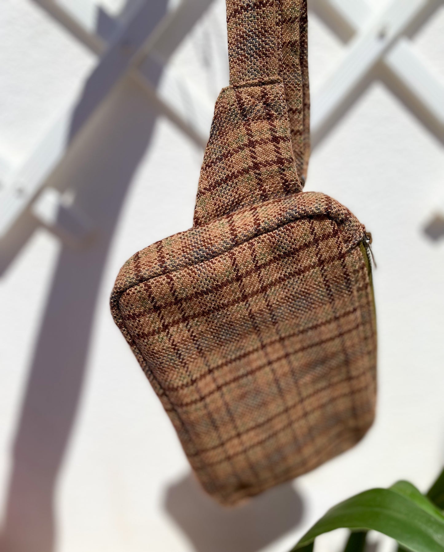 Brown Tartan Bag