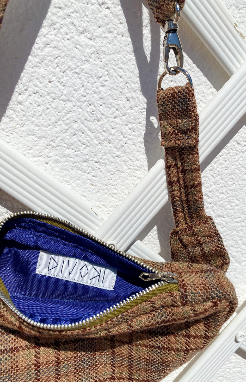 Brown Tartan Bag
