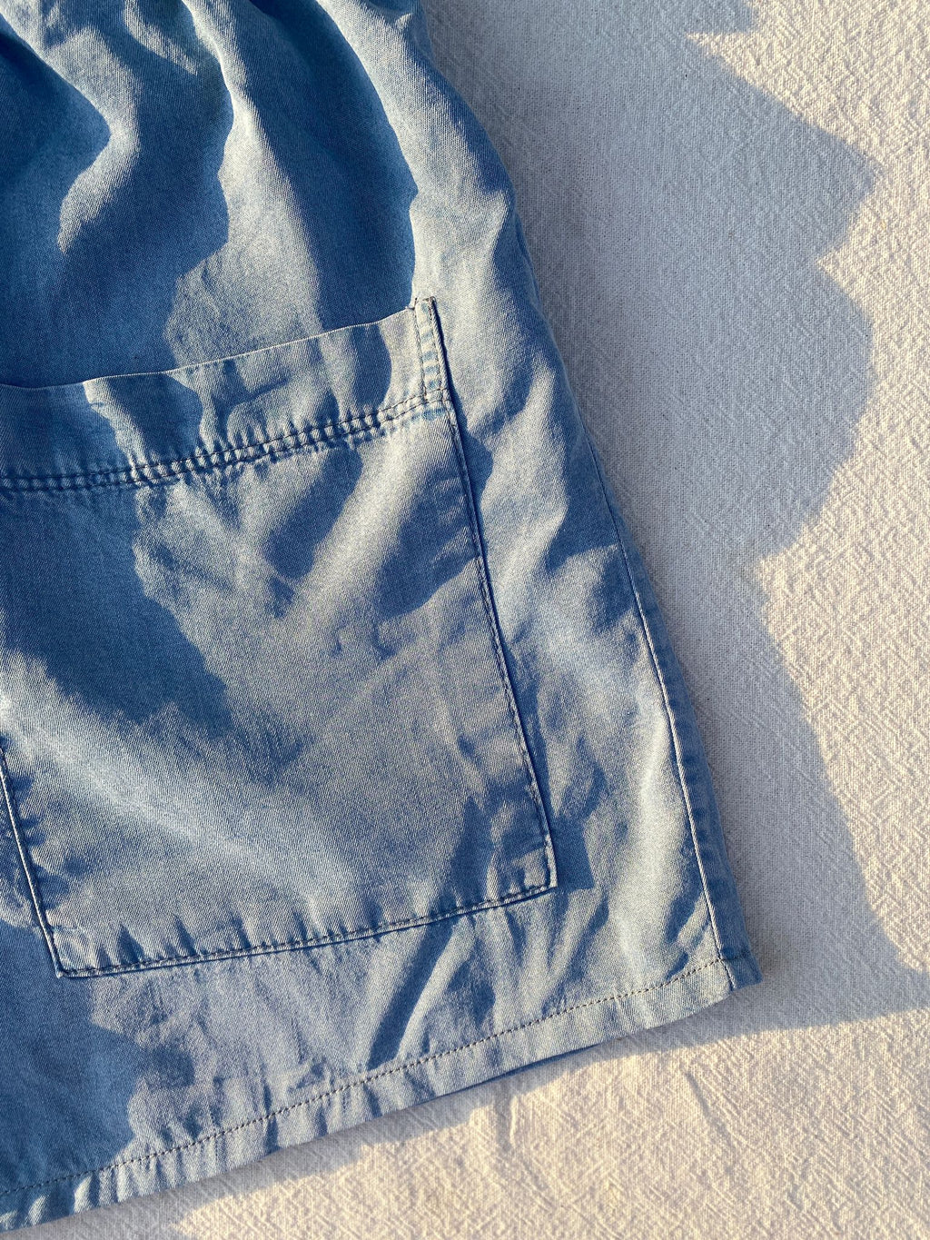 Denim shorts